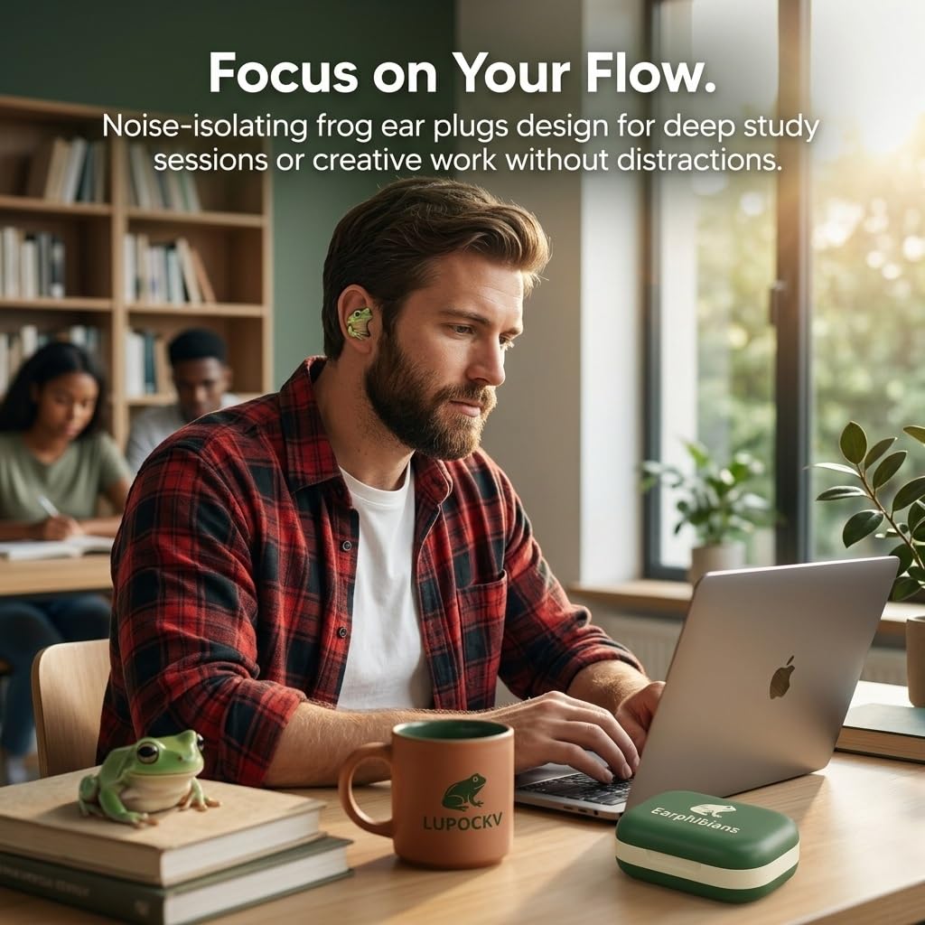 ๐ธFrog Earbuds Wireless Bluetooth Headphones