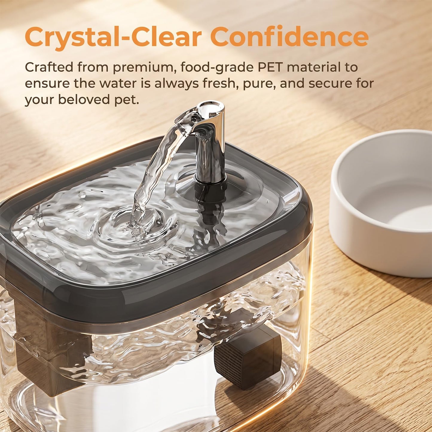 💧 1.5L USB Cat Water Fountain – Automatic Filter Dispenser, Circulating Fresh Water Bowl for Cats & Small Dogs