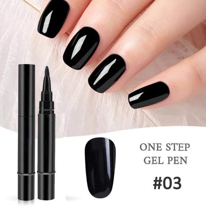 💅 Limited Time Buy 1 Get 1 Free! ✨One Step Nail Gel Pen🎨Free handheld mini UV nail lamp💡