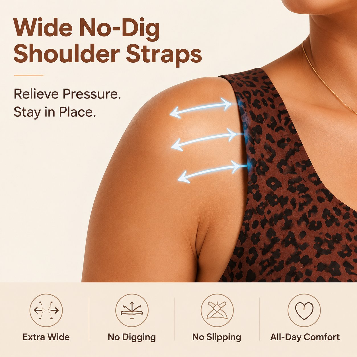 🖤Front Closure Posture Corrector Wireless Support Bra
