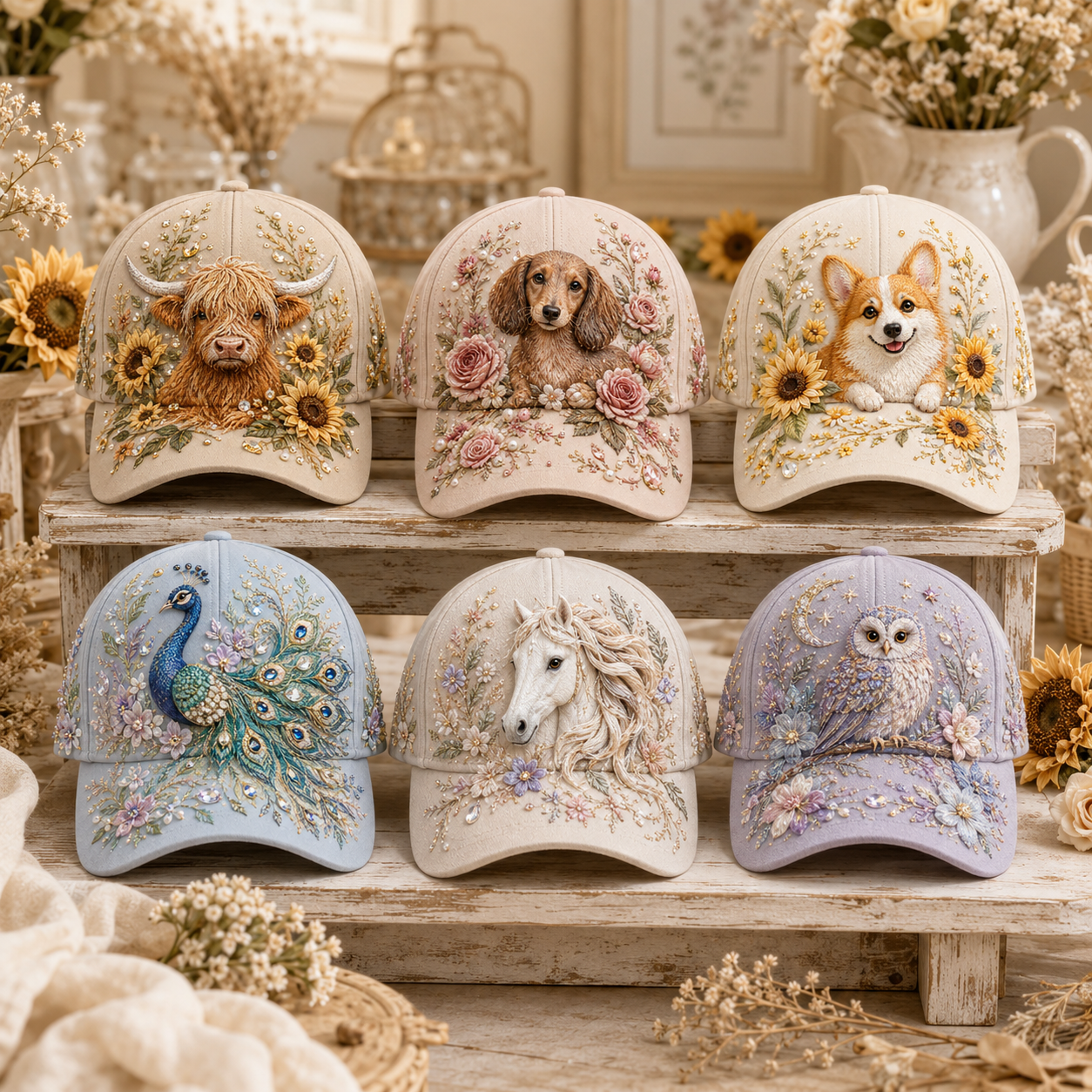 🔥 Last Day 69% OFF – 3D Highland Cow Embroidery Cap (📦Buy 2 Free Shipping)