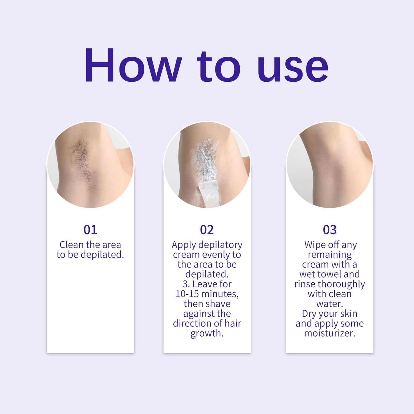 🌿 Gentle Hair Removal Cream – Hypoallergenic, Aloe & Hyaluronic Acid, Fast-Acting for Sensitive Skin 🧴