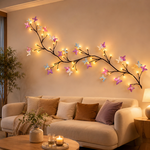 🦋 Butterfly Vine Wall Lights