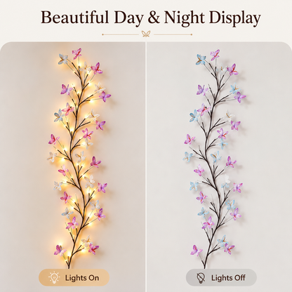 🦋 Butterfly Vine Wall Lights