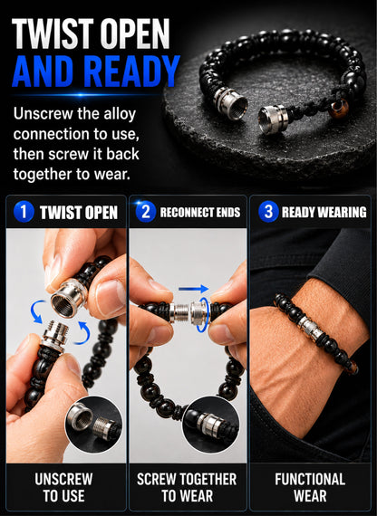 NEYEROS® WristCore Stealth Alloy Bracelet Tool