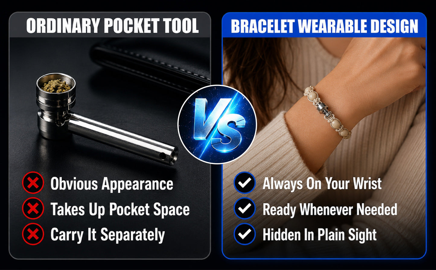 NEYEROS® WristCore Stealth Alloy Bracelet Tool