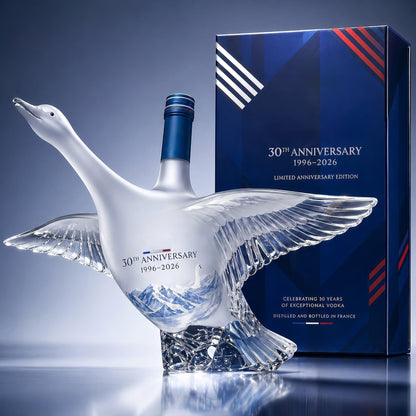 ✨30th Anniversary Limited-Time Offer Glass Craft Anniversary 3D Sculpted Vodka Bottle🥰