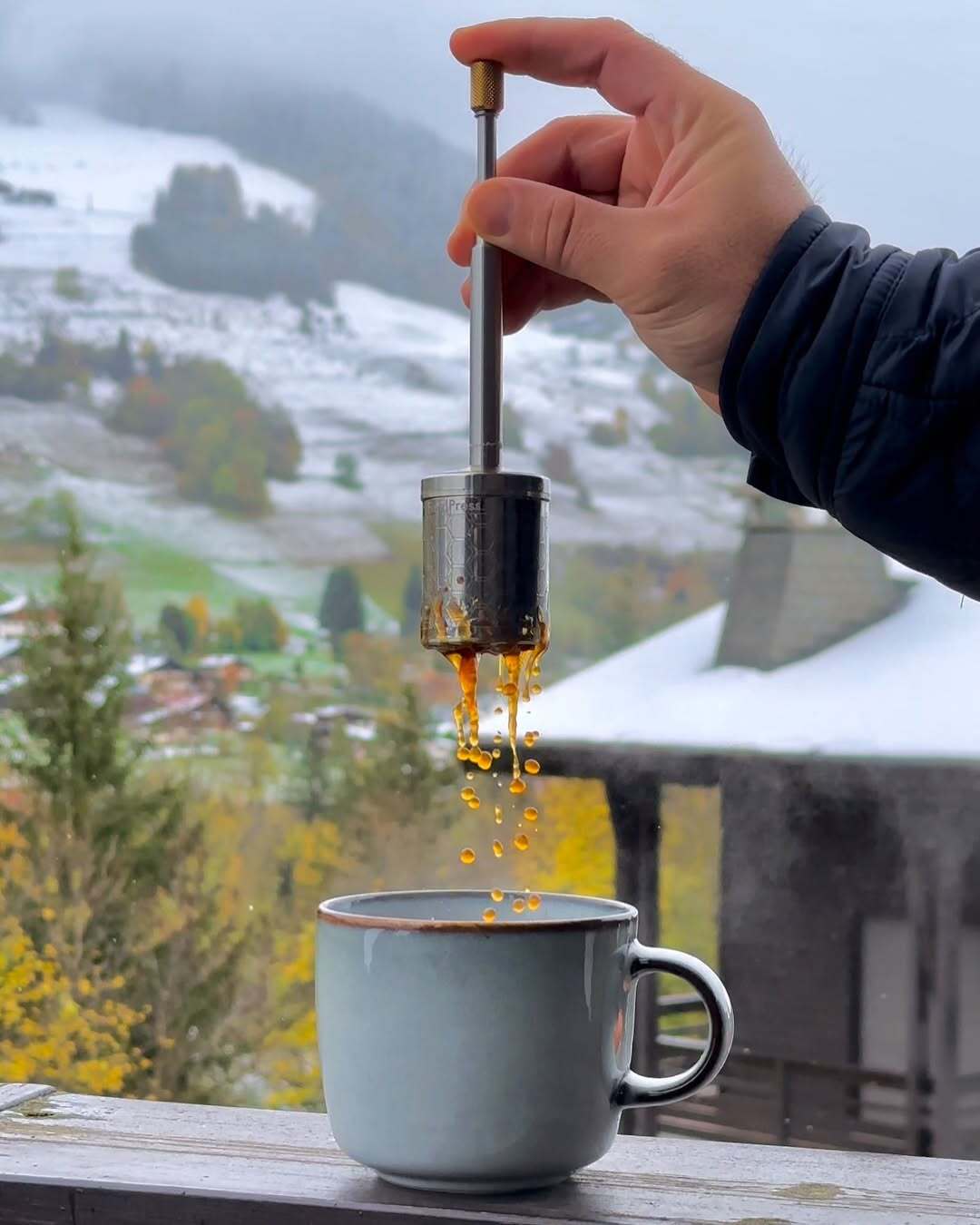 ☕ FinalPress Portable Coffee Maker – Patented Plunger, Brews in 2 Min, Compact 304 Steel for Travel & Home