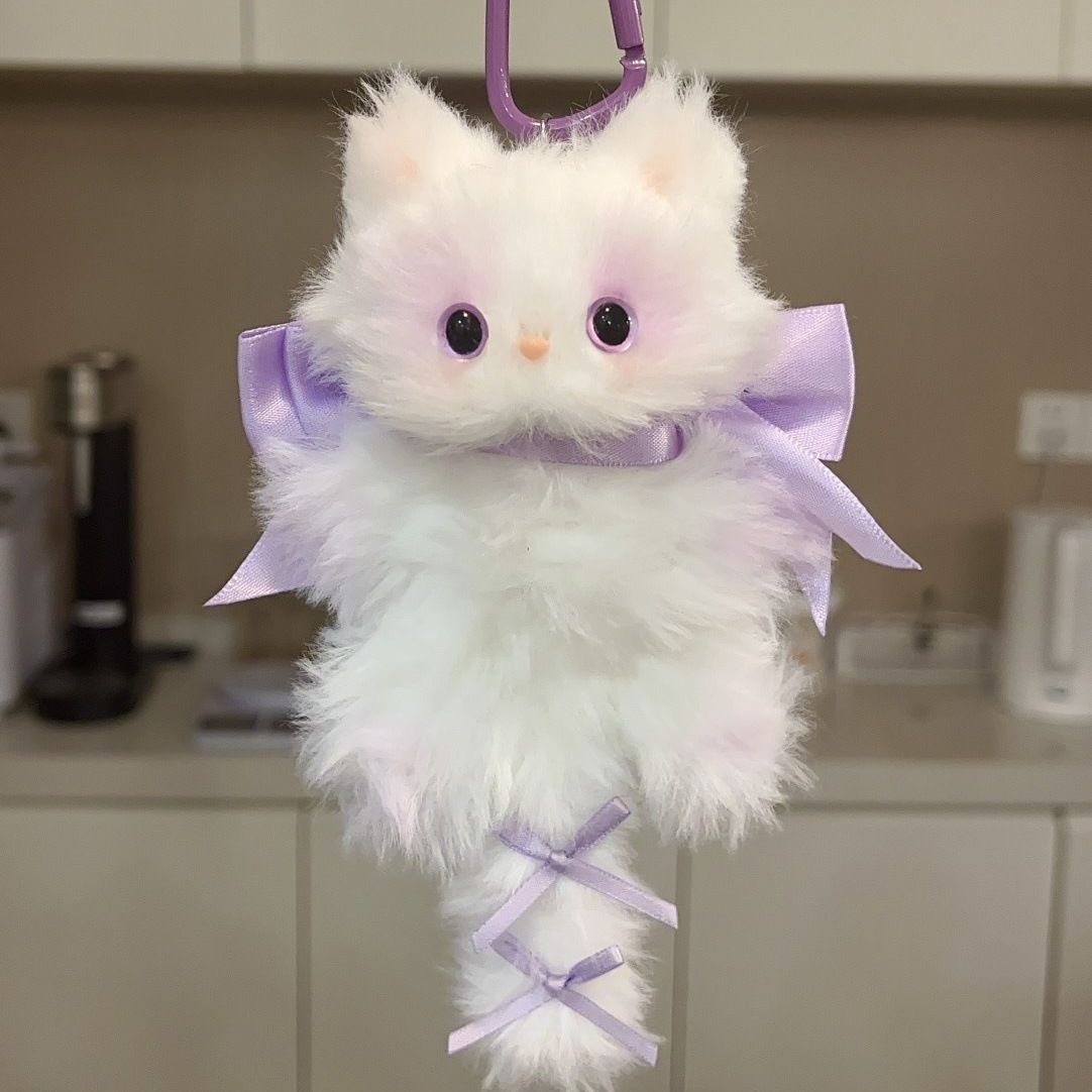 Purple Bow Cat