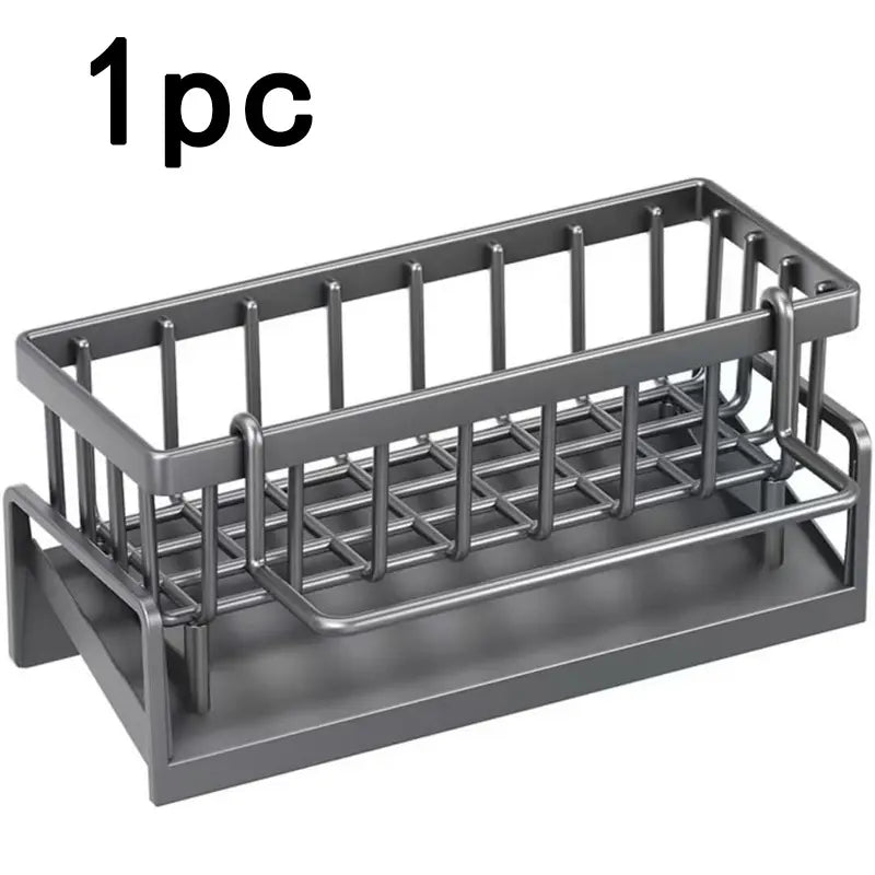 🍽️ Decorative Kitchen Sink Drying Rack – Multifunctional Hanging Storage Organizer, Waterproof Steel, 1-10kg Capacity for Home Use ✨