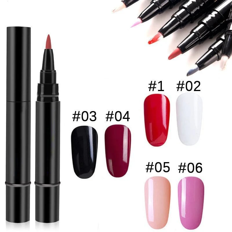 💅 Limited Time Buy 1 Get 1 Free! ✨One Step Nail Gel Pen🎨Free handheld mini UV nail lamp💡