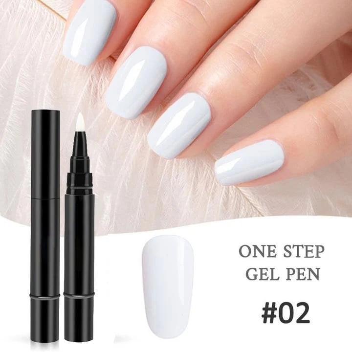 💅 Limited Time Buy 1 Get 1 Free! ✨One Step Nail Gel Pen🎨Free handheld mini UV nail lamp💡