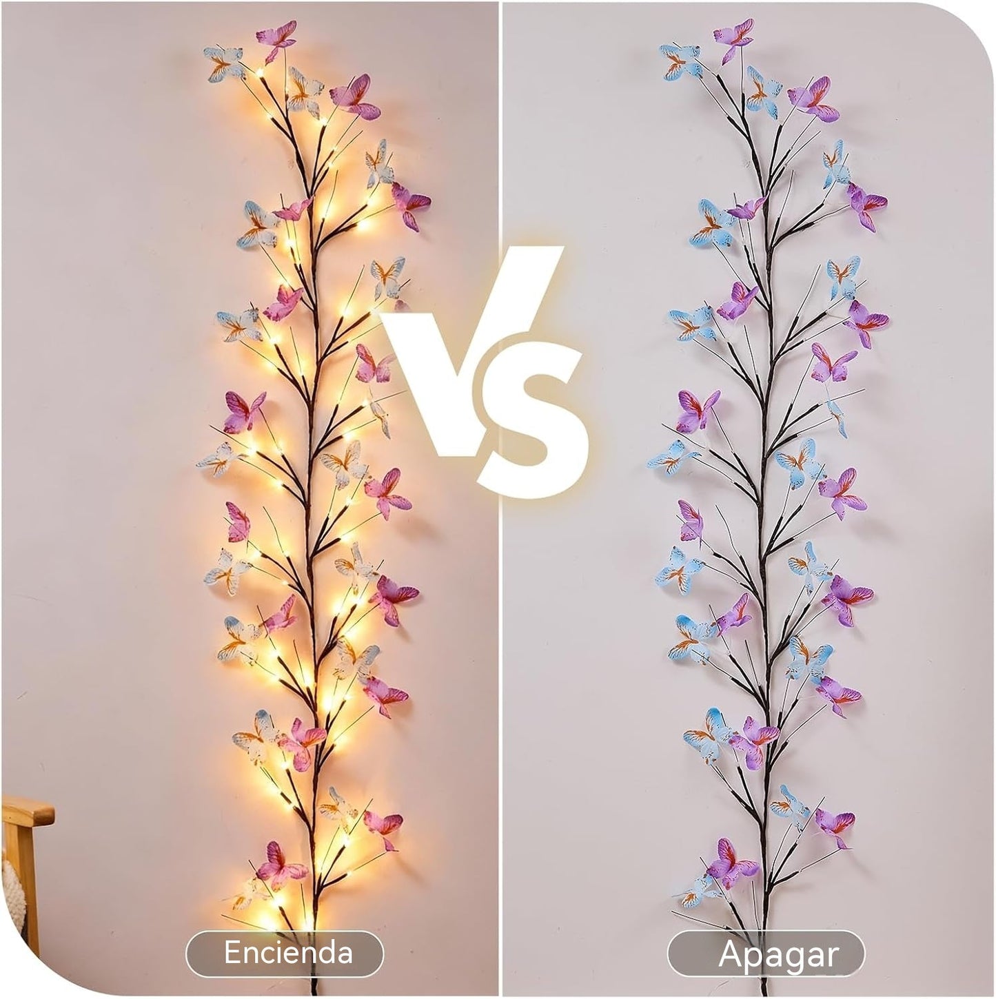 🦋 Butterfly Vine Wall Lights