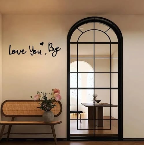 Love you Bye ✨Wooden Wall Hanging Sign Decoration - No Wall Damage