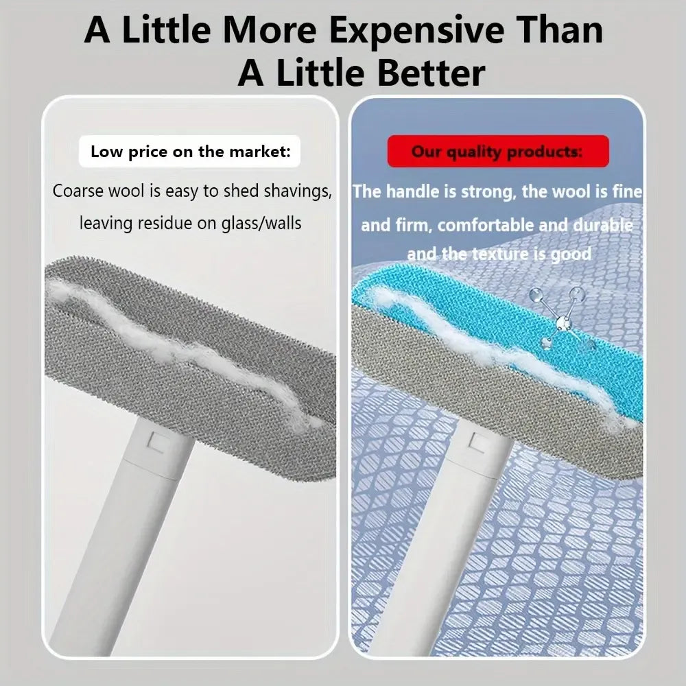 🐾 Pet Hair Remover Brush – Upgraded Reusable Lint Cleaner with Long Handle, Washable for Furniture, Bedding & Car ✿