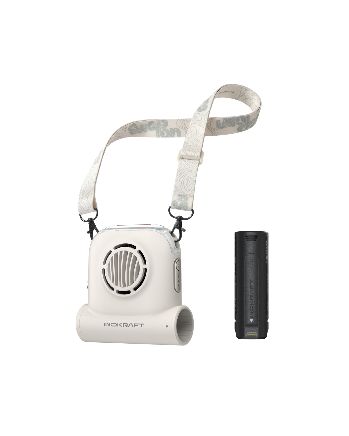 Hands Free Wearable Fan, Starter Pack(W/ battery*1), powered by SWAP-ON